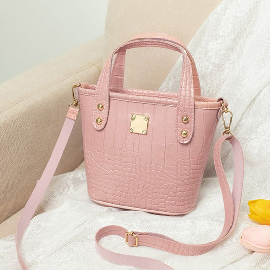 Bolso bandolera informal liso a la moda