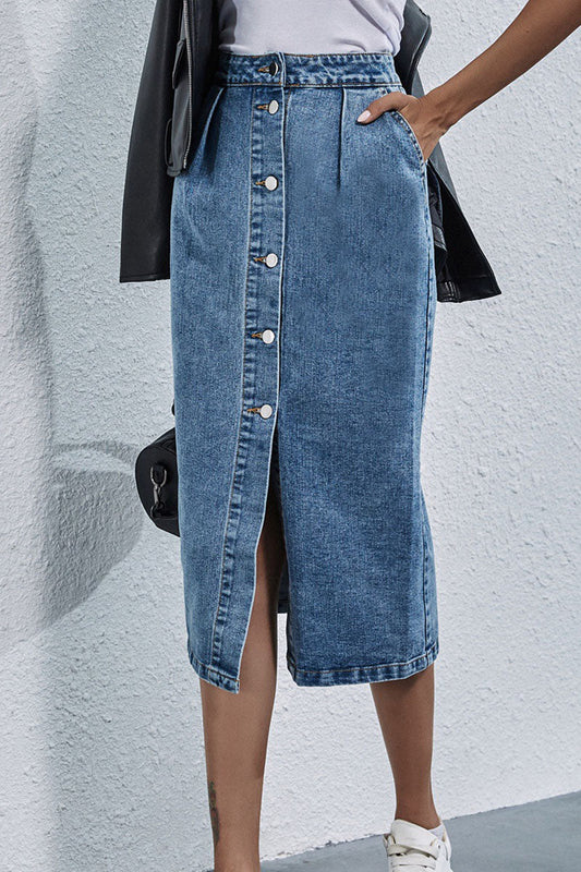 Pantalones acampanados de cintura media con retazos sólidos estilo británico a la moda