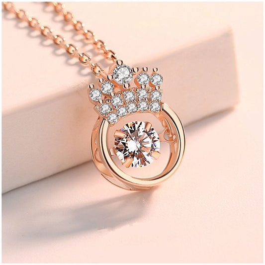 Collares de Reina con Coronas Brillantes