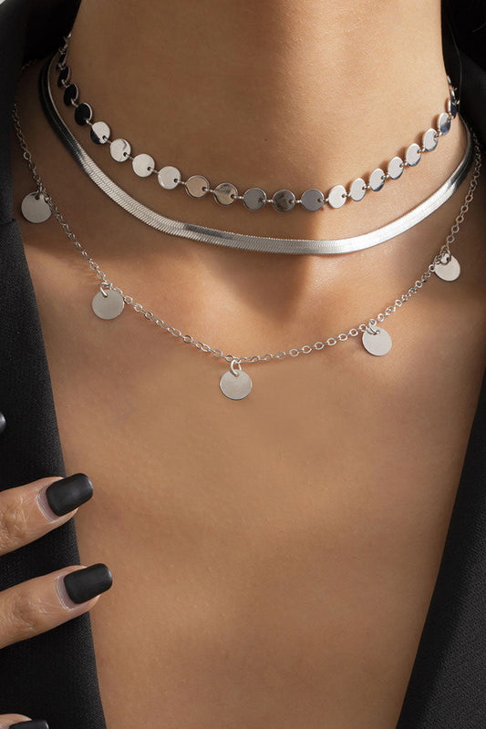 Moda Sencillez Liso Retazos Collares