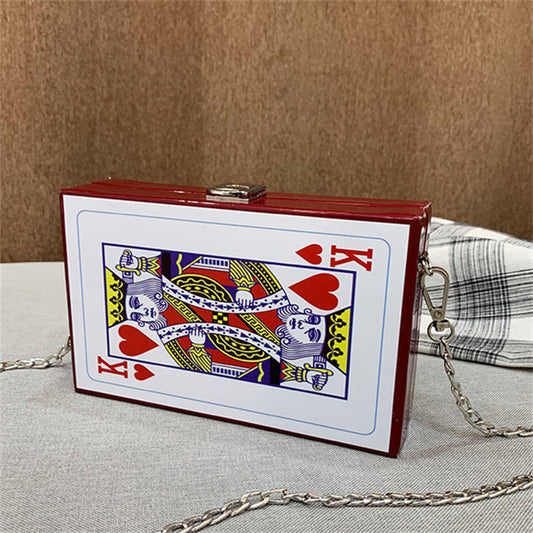 Bolsos Casuales de Moda con Estampado y Cadenas