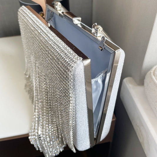 Informal Diario Fiesta Formal Liso Borla Retazos Bolsos