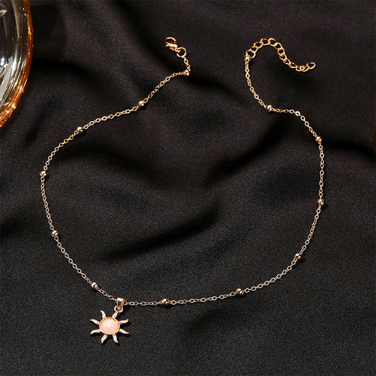 Collares Elegantes Sencillos Sólidos con Retales