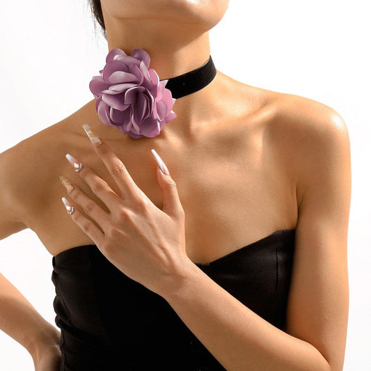 Collares casuales de retazos geométricos