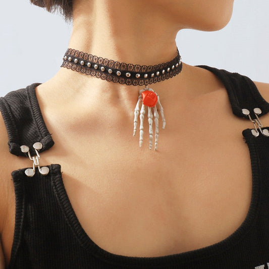 Collares básicos de patchwork casuales
