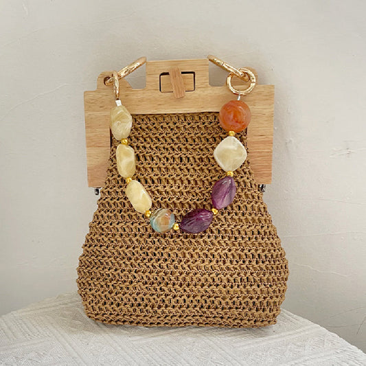 Bolsos informales de tejido patchwork vintage para vacaciones