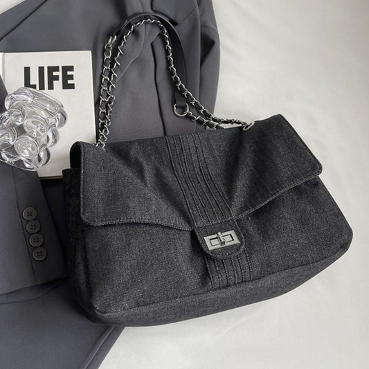 Bolsos informales diarios de retazos de color liso (3 colores)