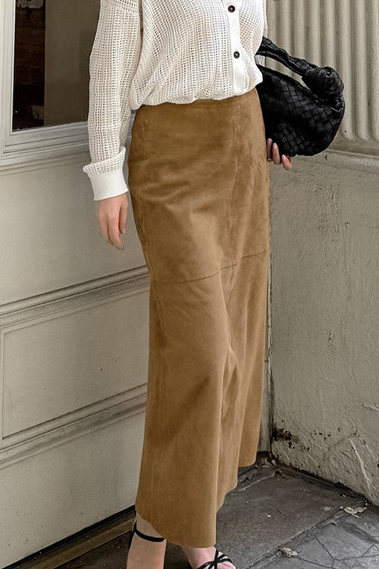 Pantalones Rectos de Cintura Alta Sueltos Elegantes con Retazos para Uso Diario