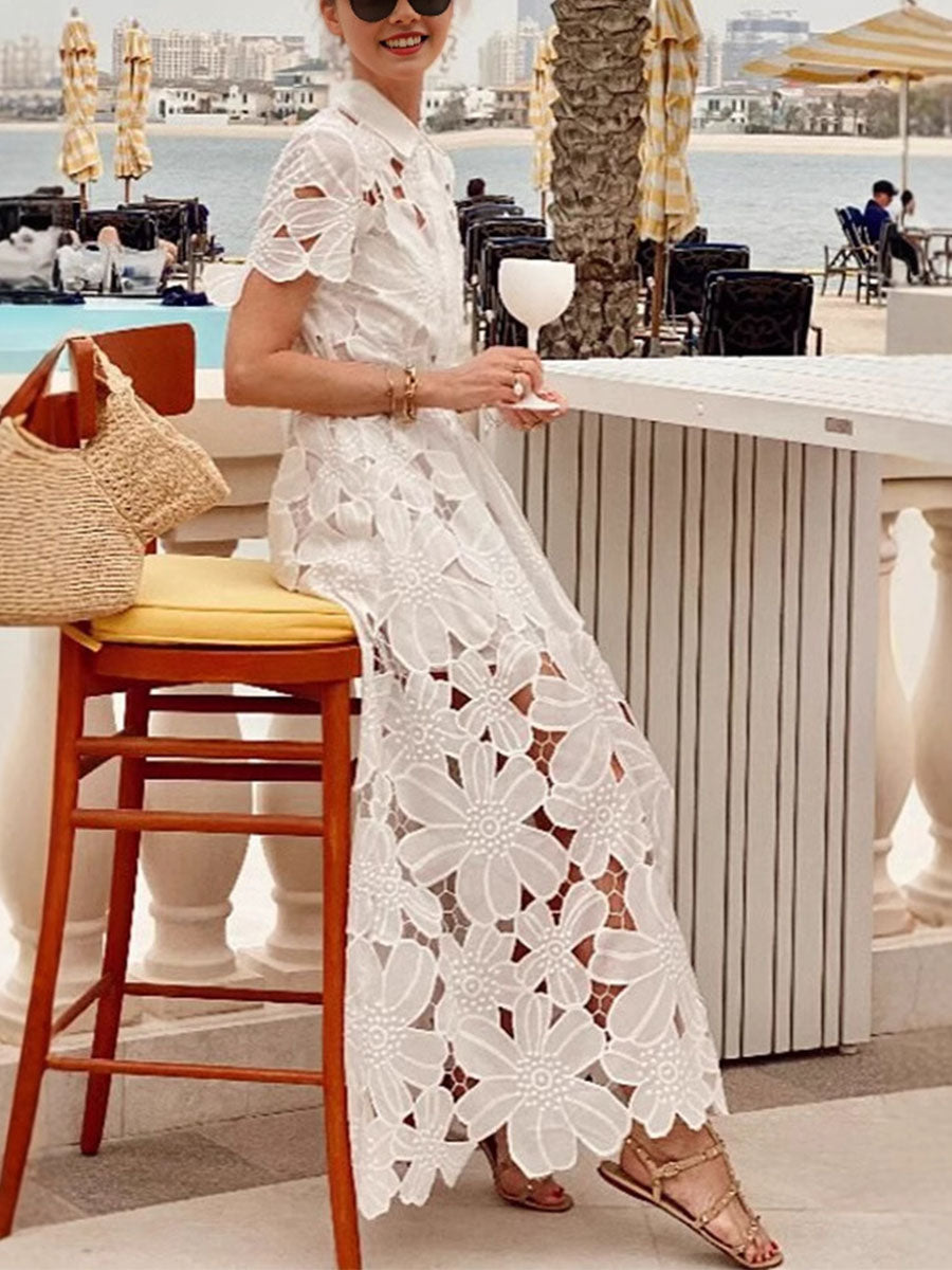 Lace Floral Dress