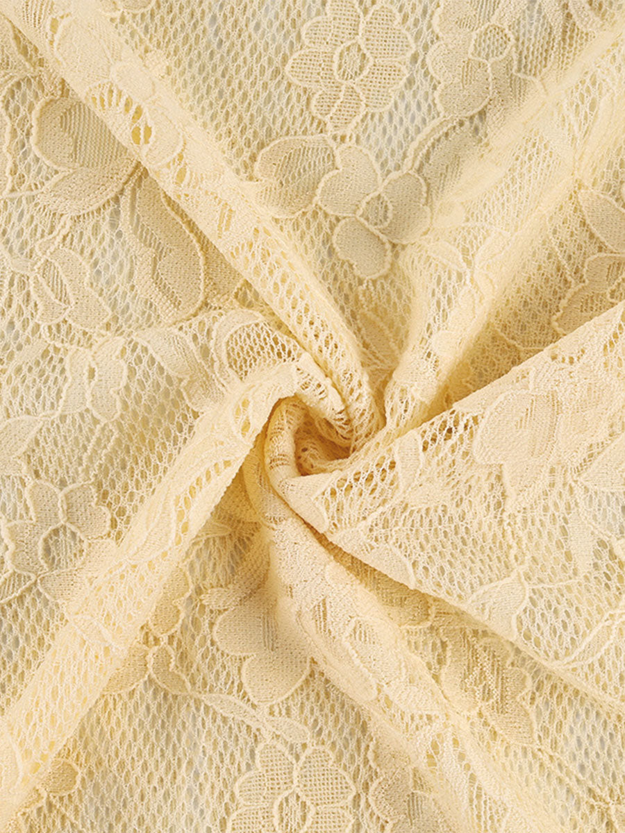 Vintage Lace Casual Pants