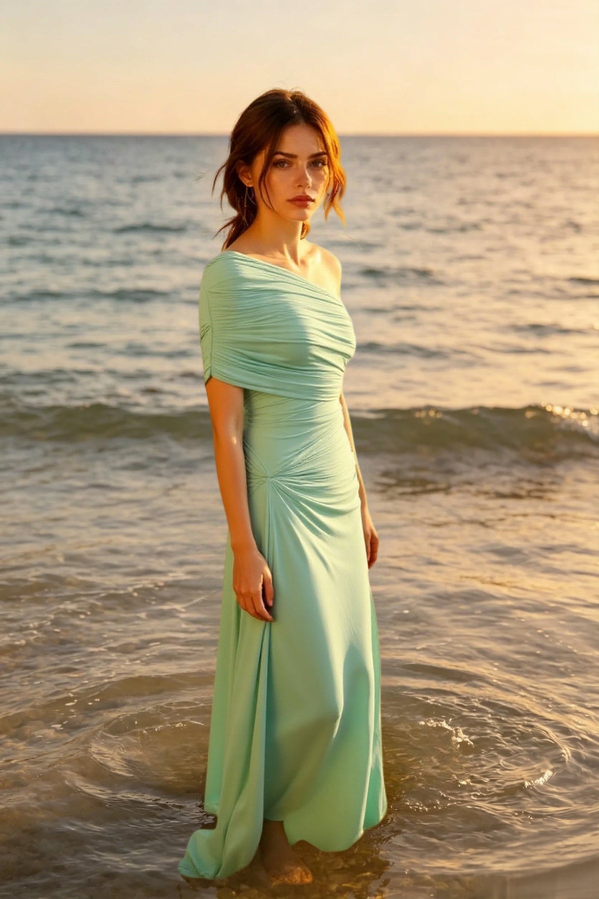Sexy Fitted Ruched Off Shoulder Bodycon Party Dress