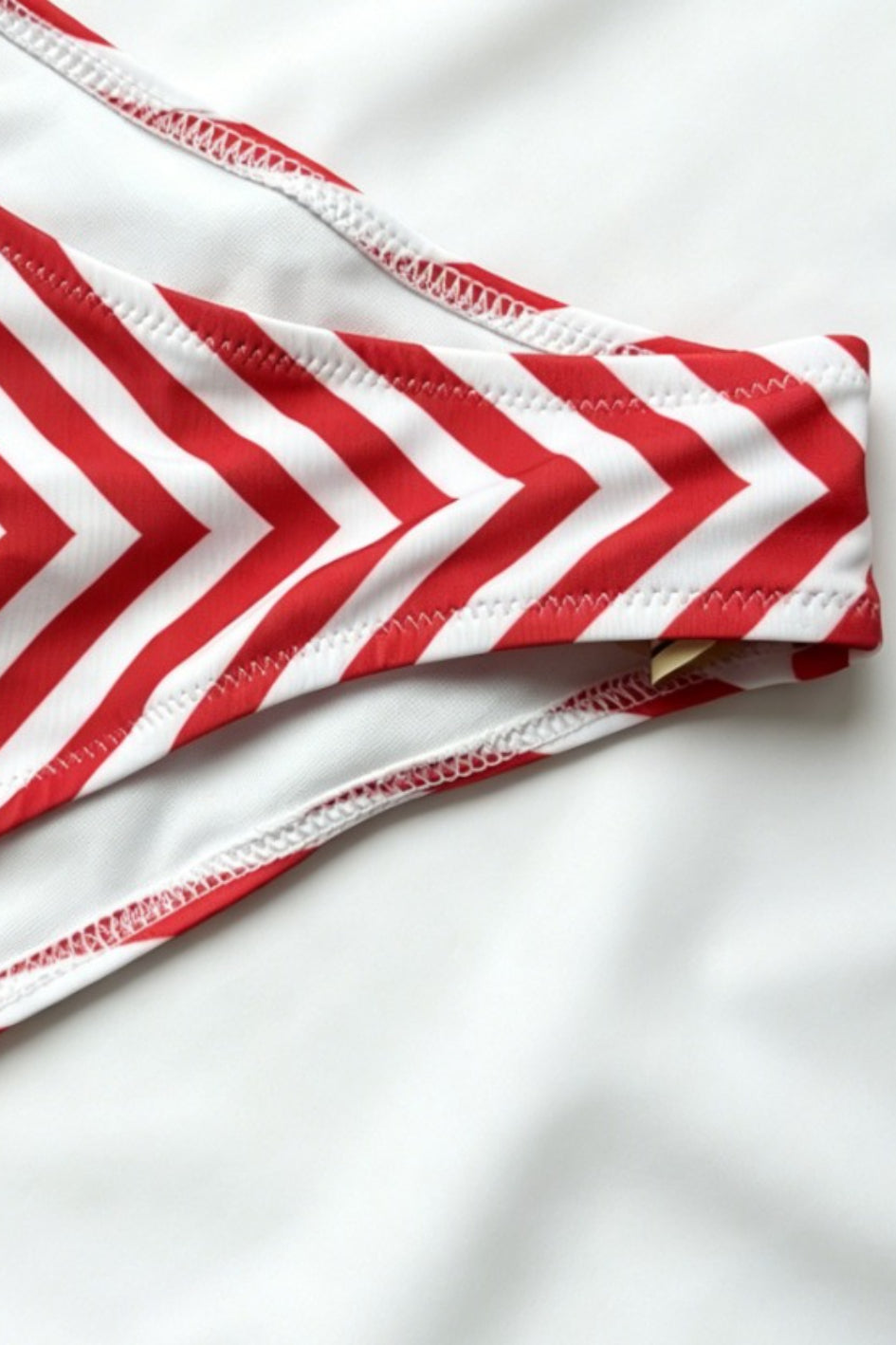 Striped Slim Fit One Piece Swimwear