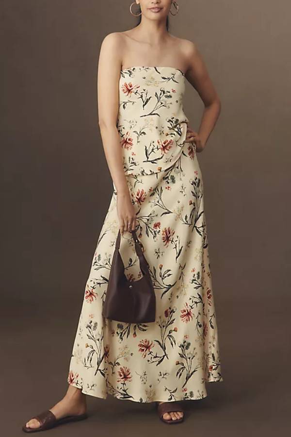 The Tilda A-Line Maxi Slip Skirt