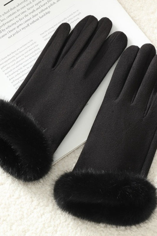 Fleece Lined Touchscreen Thermal Gloves