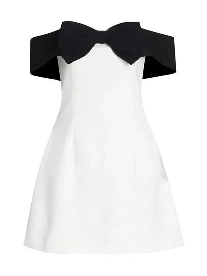 Trinity Bow Mini Dress