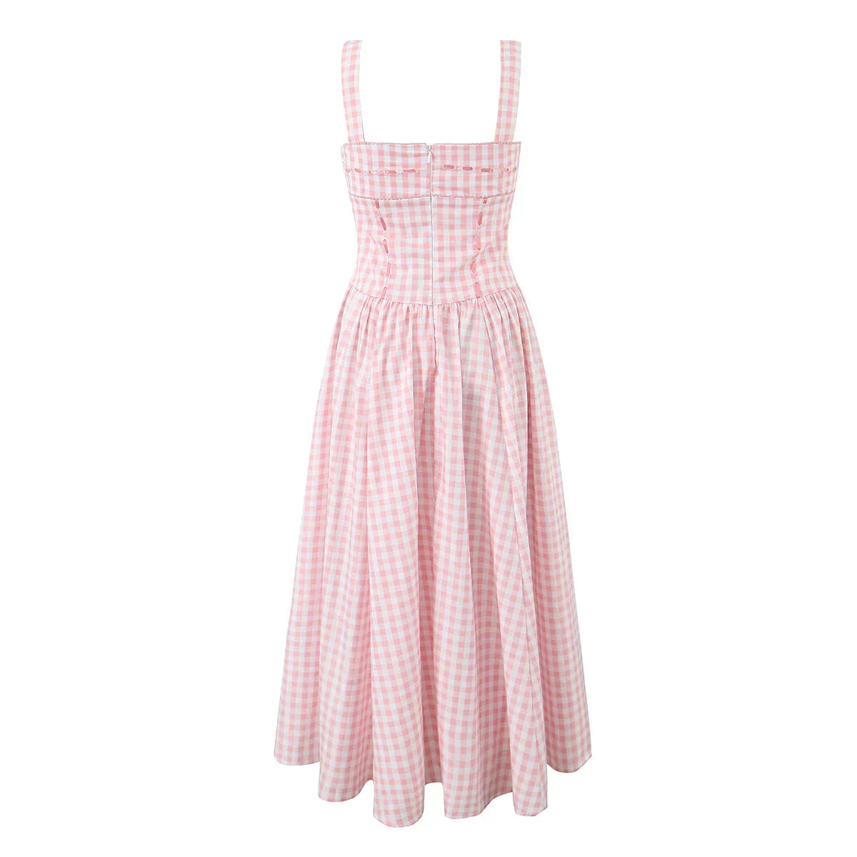 Atara Gingham Midi Dress