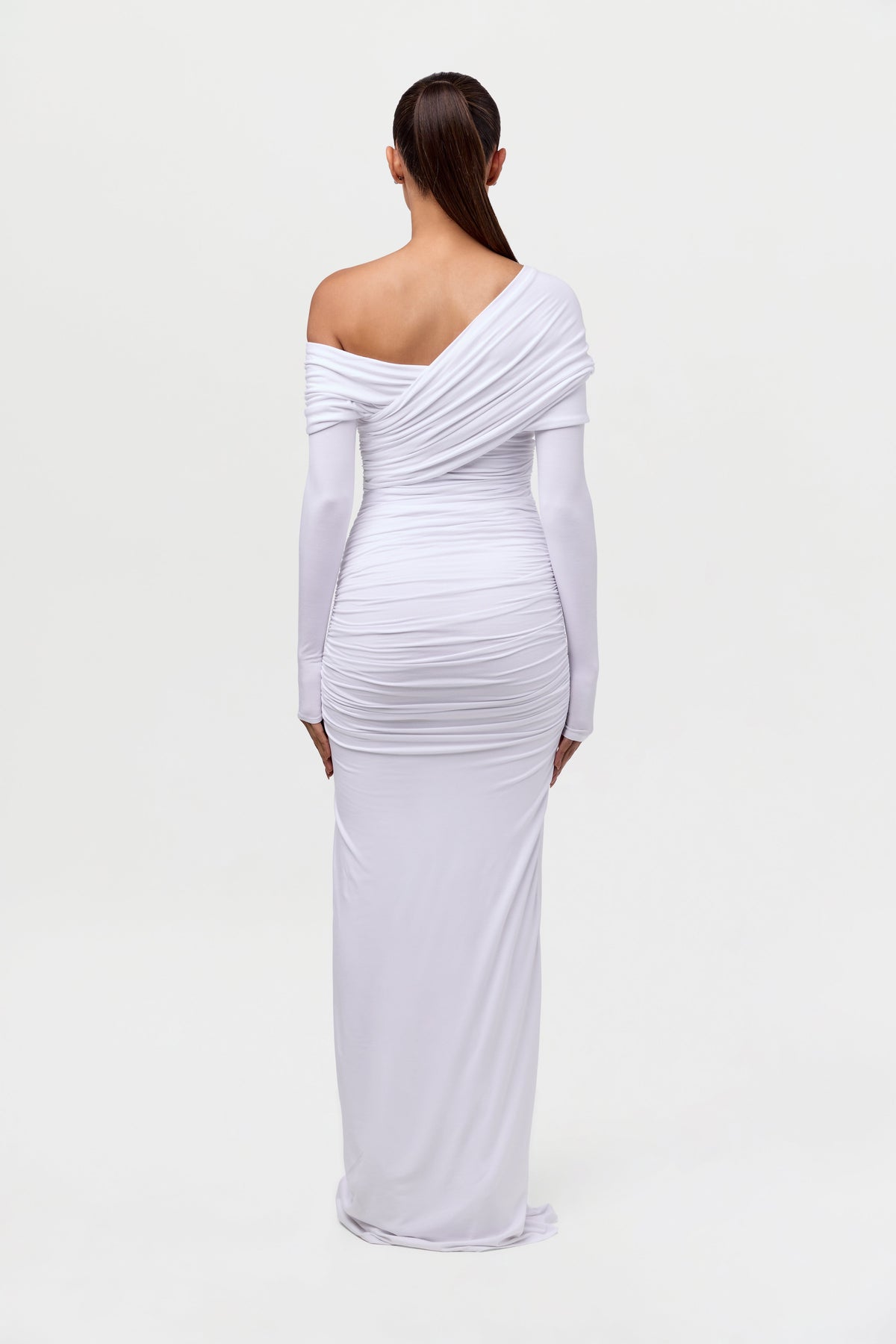 Dani Sculpting Ruched Maxi Dress