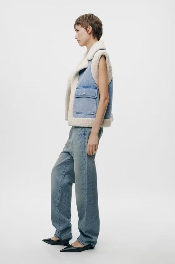 Hadley Denim & Shearling Jacket