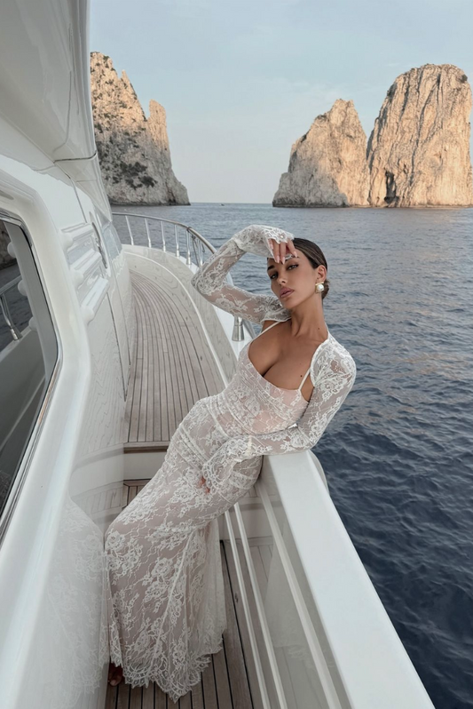 Katherine Lace Maxi Dress