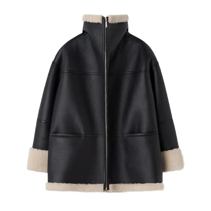 Oslo Oversized Shearling Jacket