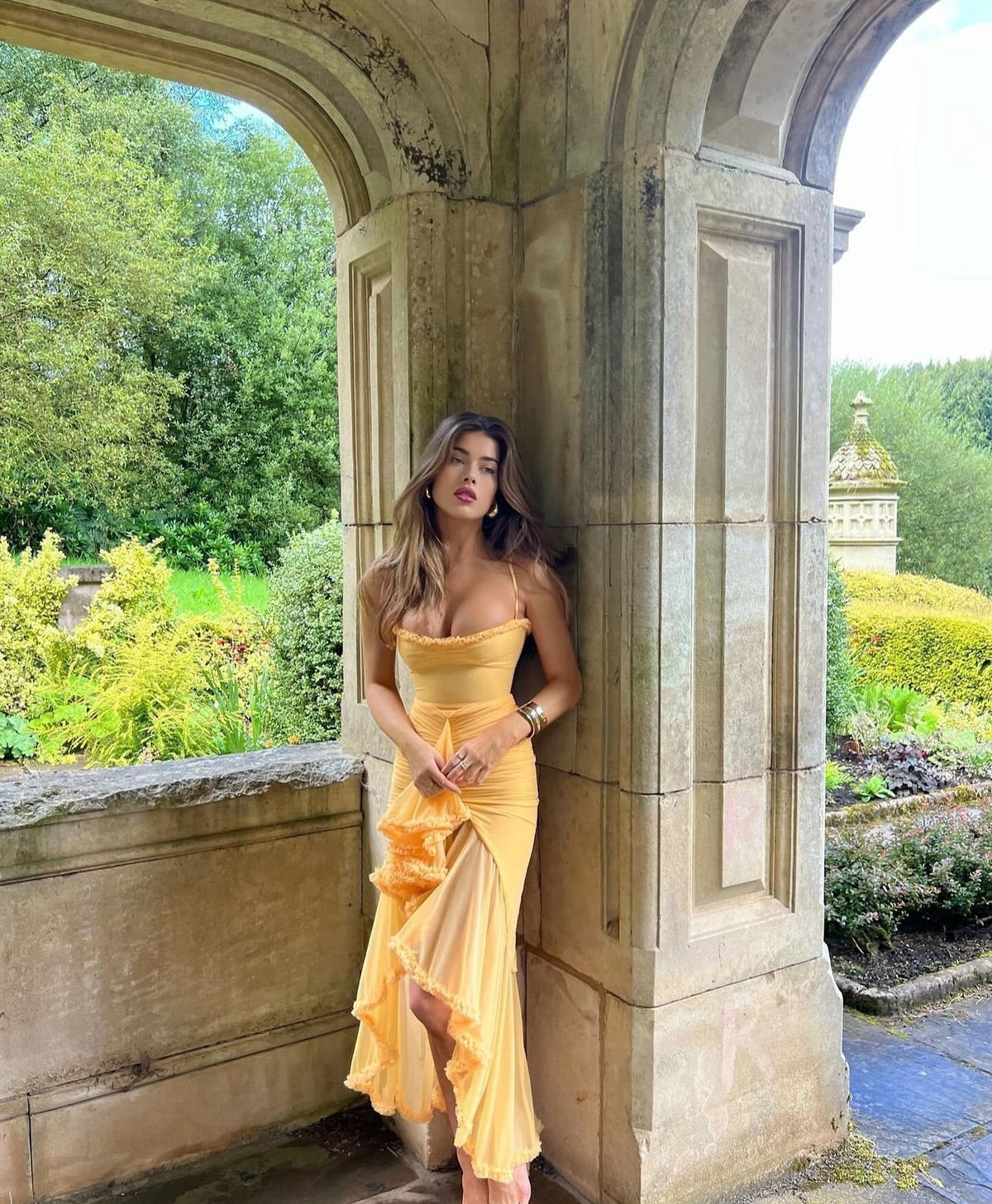 Soreya Ruffled Maxi Dress