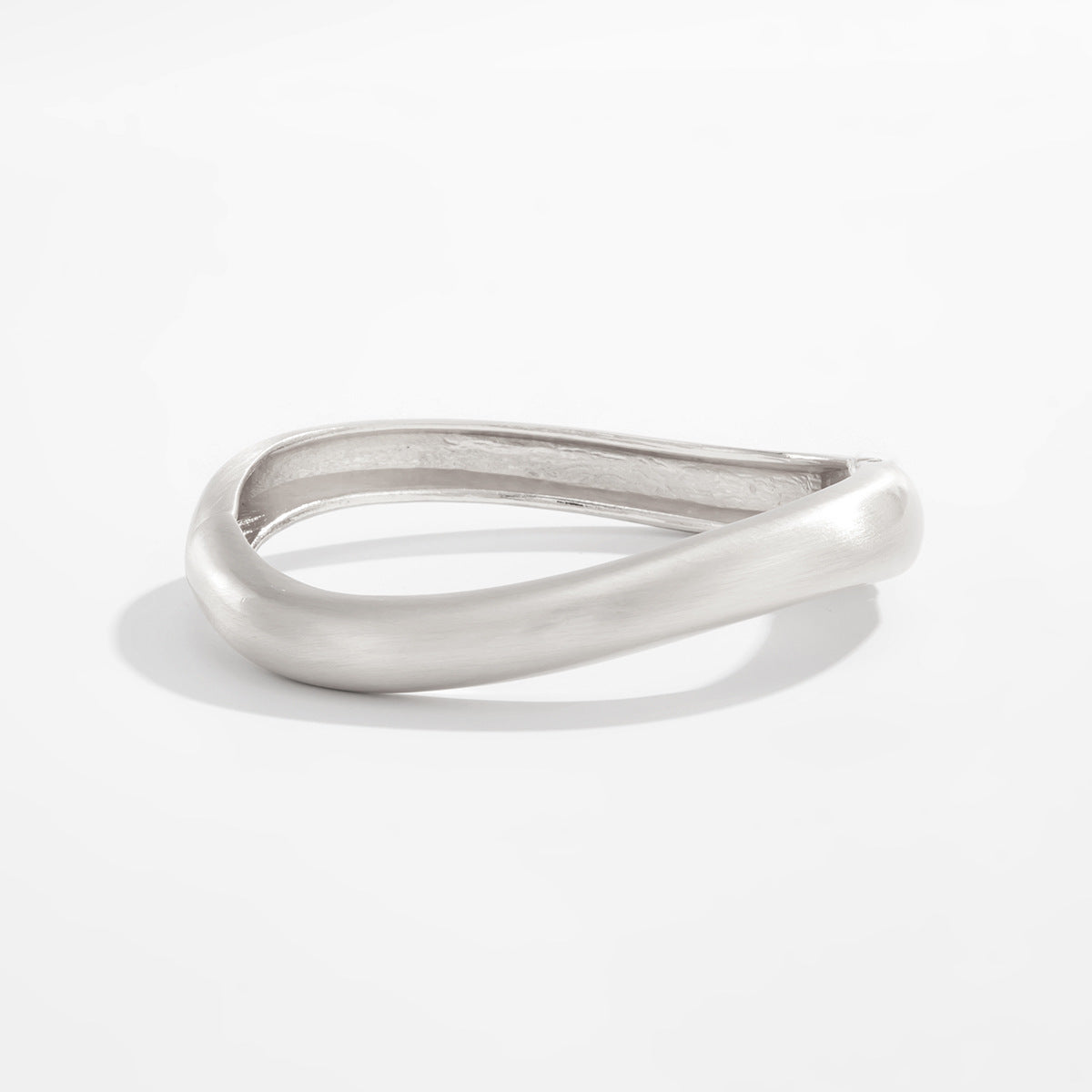 Versatile Matte Coil Bangle Bracelet