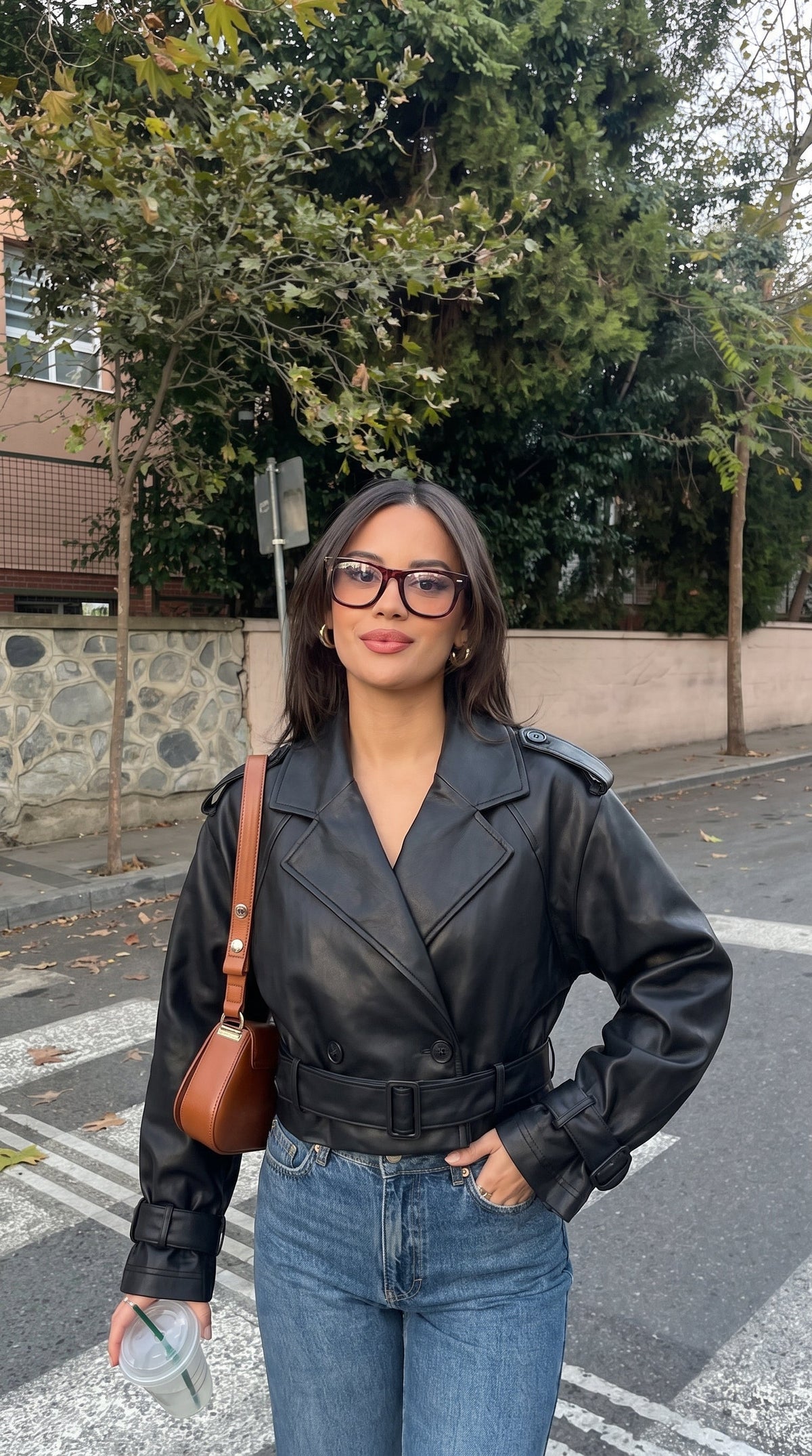 Ritz Cropped Trench Jacket