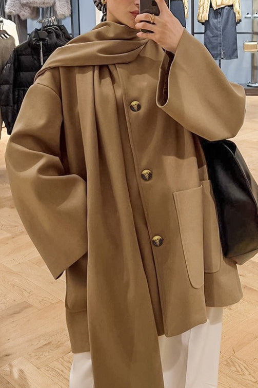 Chic Wool Blend British Style Coat