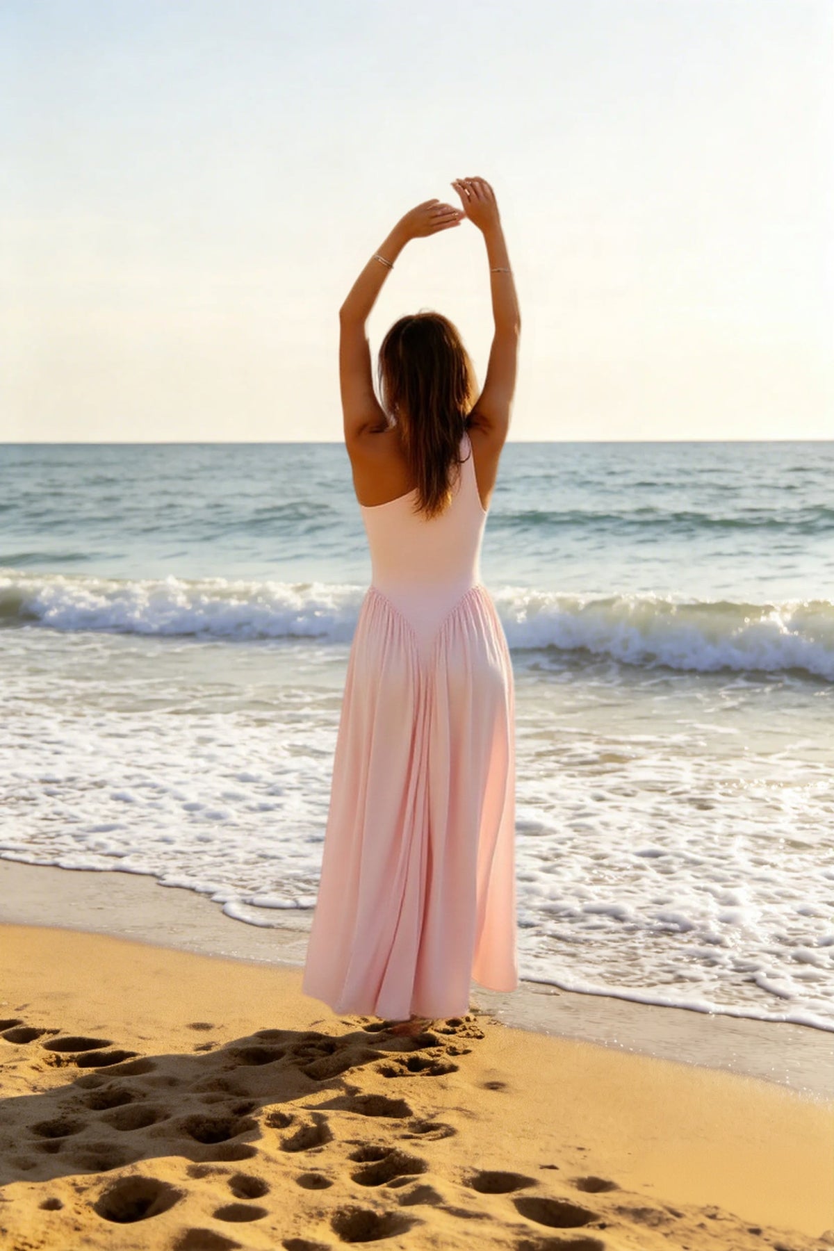 Solid One Shoulder Ruched Maxi A Line Party Dress