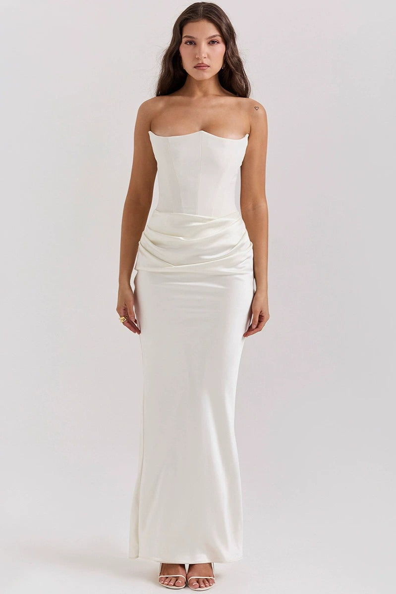Strapless Backless Slim Chic Formal Dress