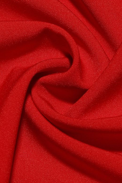 Lipstick Red Wide Strap Backless Bow Back Bodycon Maxi Dress