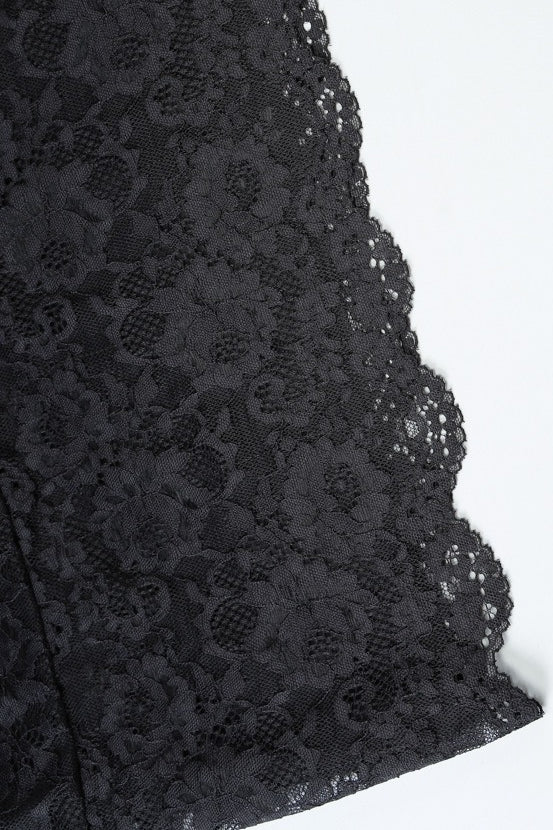 Sheer Lace Patchwork Bodycon Mini Dress