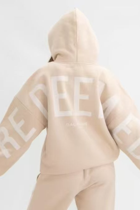 Thick Printed Loose Versatile Long Sleeve Fashion Hoodie