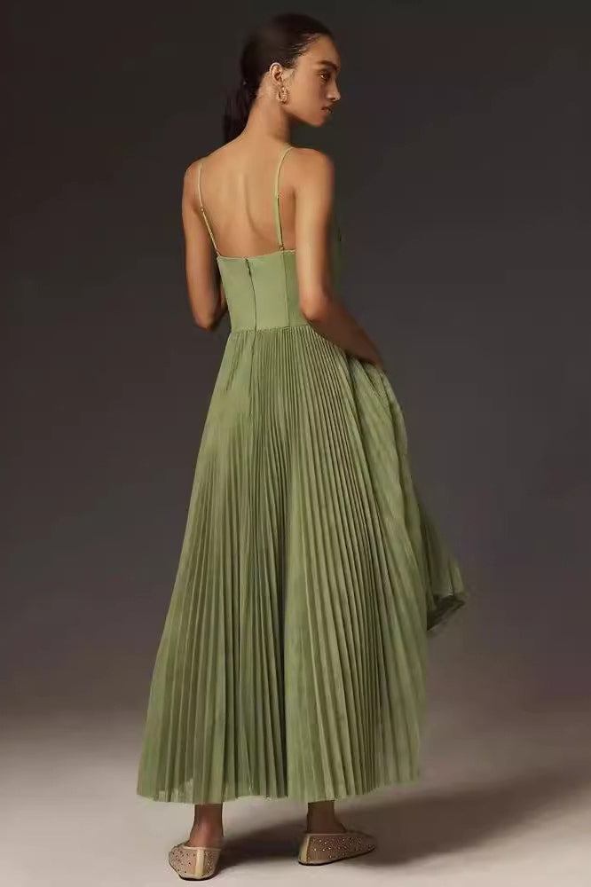 Low-Back Slip Party Dress