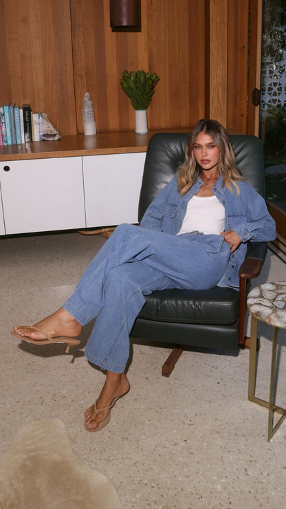 Zenia Long Sleeve Denim Shirt