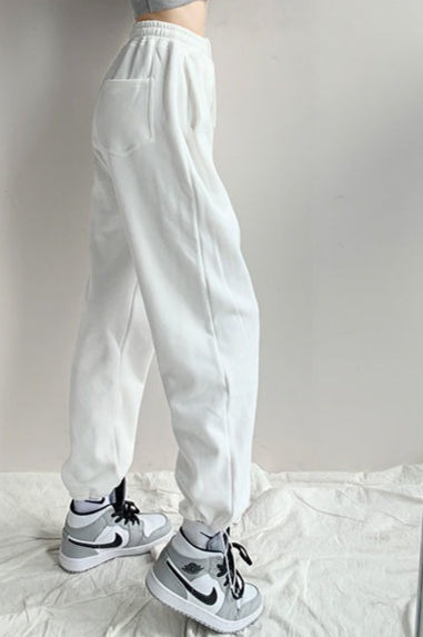 Fleece Lined Loose Knit Pants