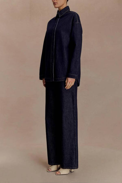 Oversized Denim Shirt