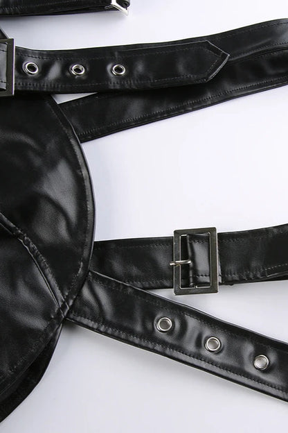Asymmetrical Punk Crop Jacket