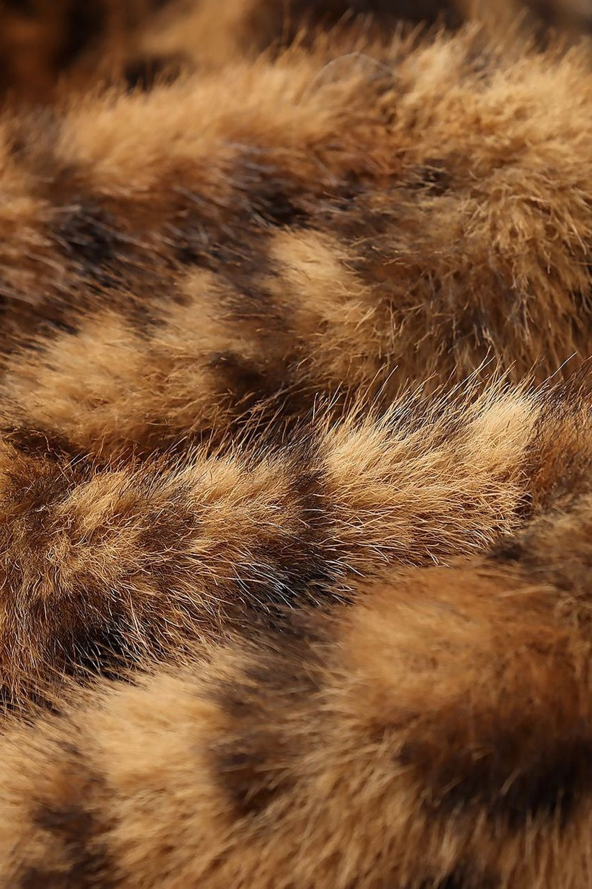 Animal Faux Fur Coat