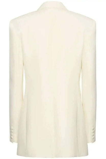 Double Breasted Colorblock Blazer