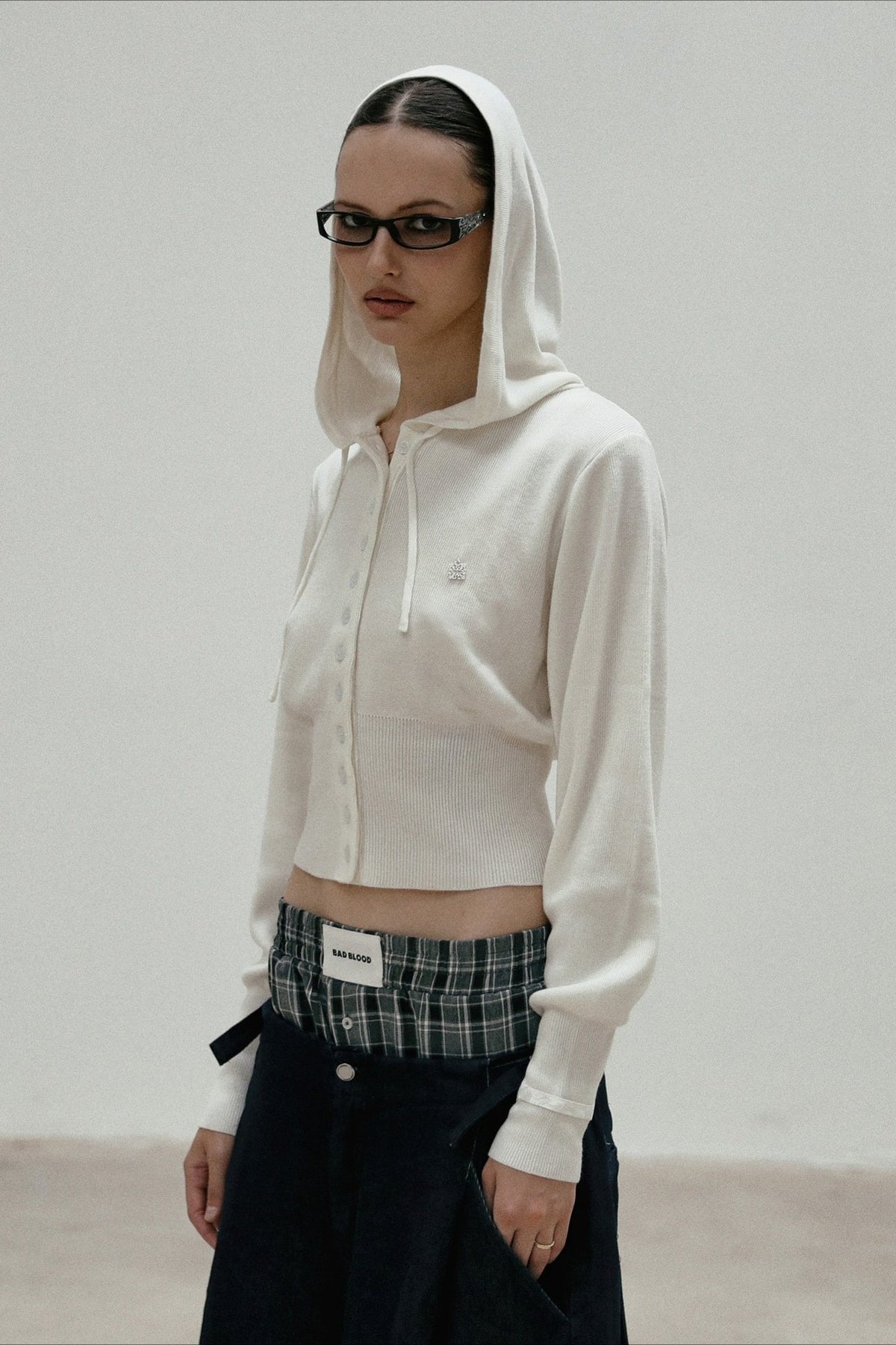 Hooded Vintage Cardigan