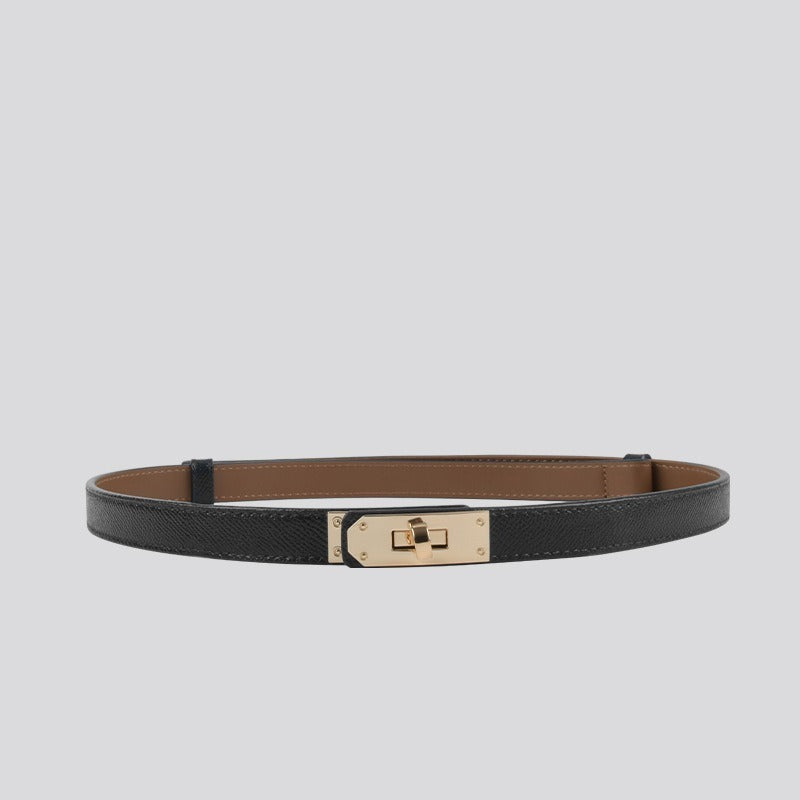 Locking Clasp Slim Elegant Waist Belt