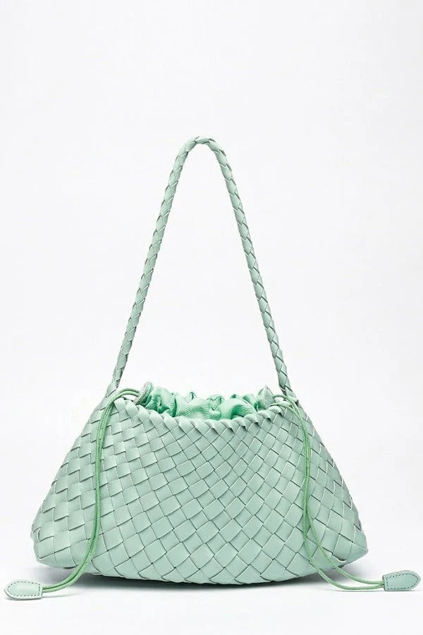 Hand-woven Vintage-style Underarm Shoulder Bag