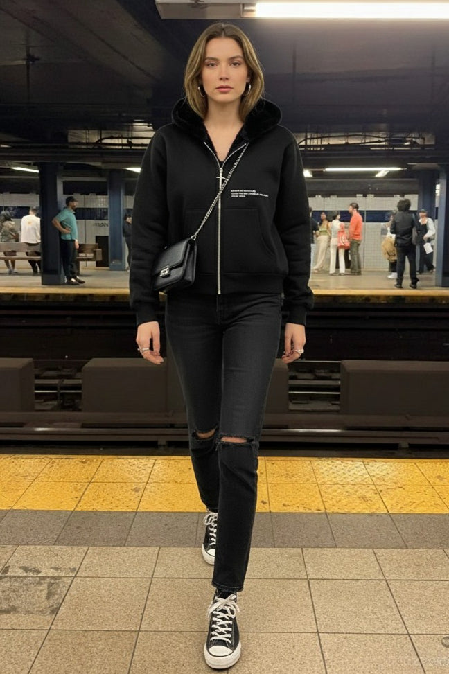 Unisex Leopard Street Hoodie