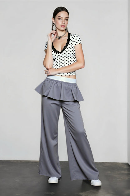 Sexy Colorblock Dot T-shirts