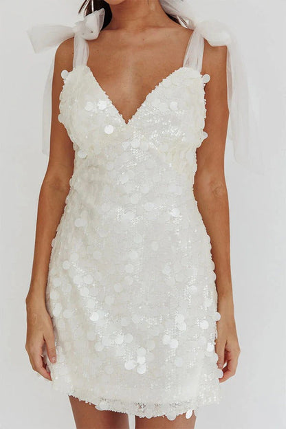 Celeste Glamour Sequin Mini Dress
