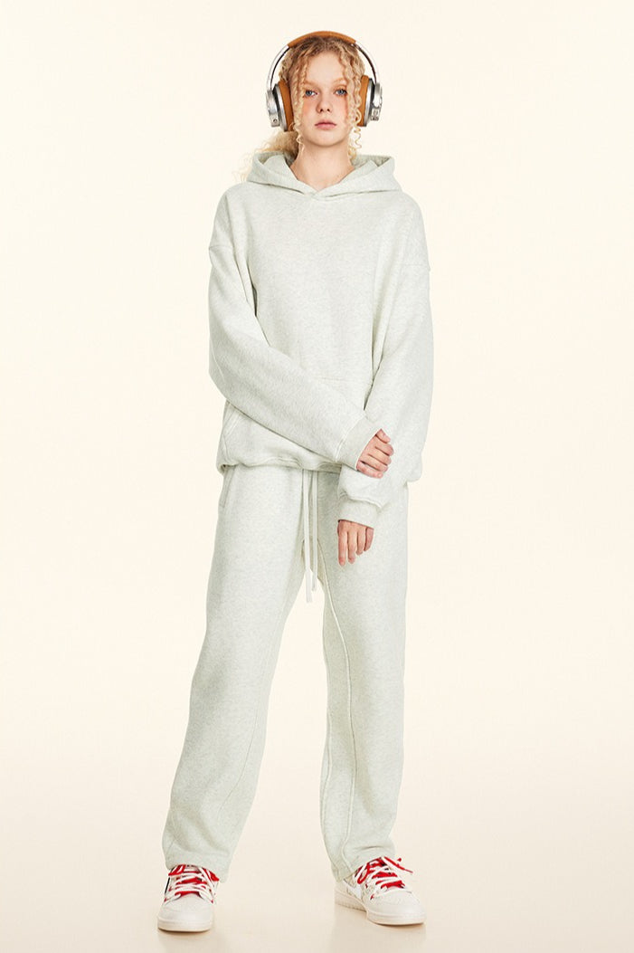 Oversized Heavyweight Fleece Pullover Hoodie