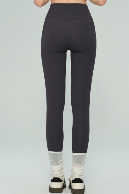 High-Waisted Fleece Lined Sculpting Leggings