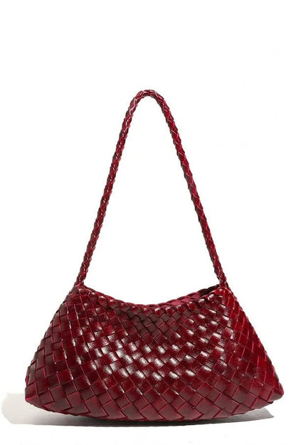 Hand-woven Vintage-style Underarm Shoulder Bag