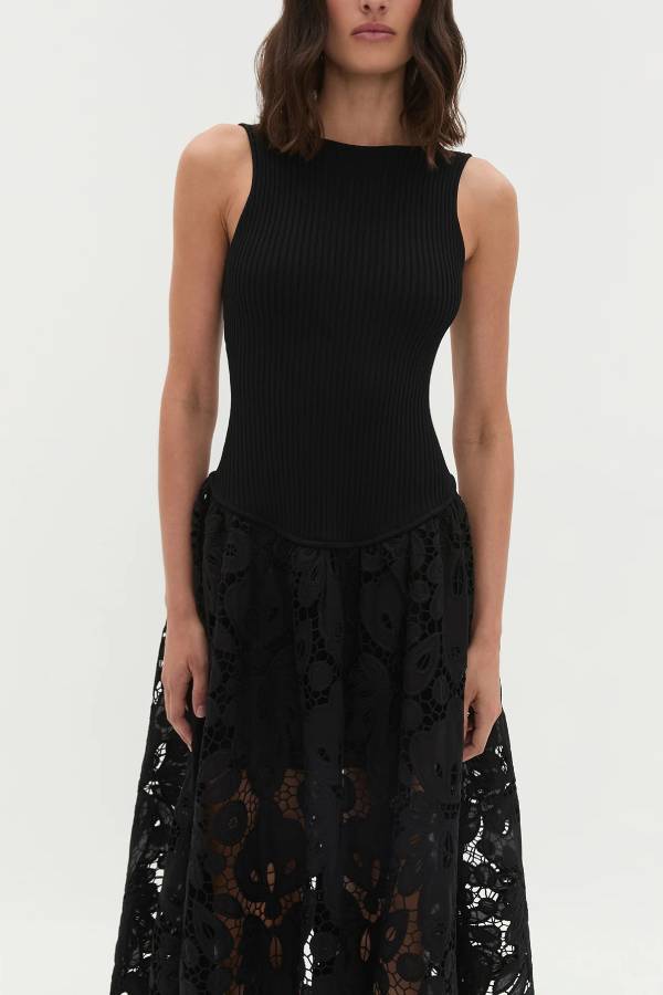 Atlas Knit Midi Dress